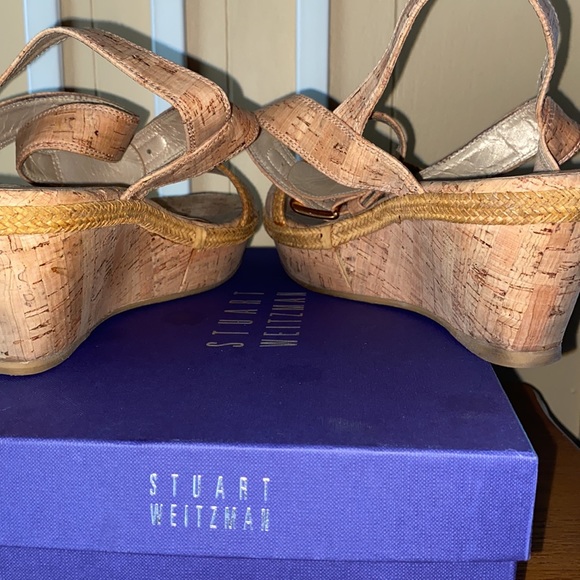 Stuart Weitaman Cork Sandals - Picture 6 of 10